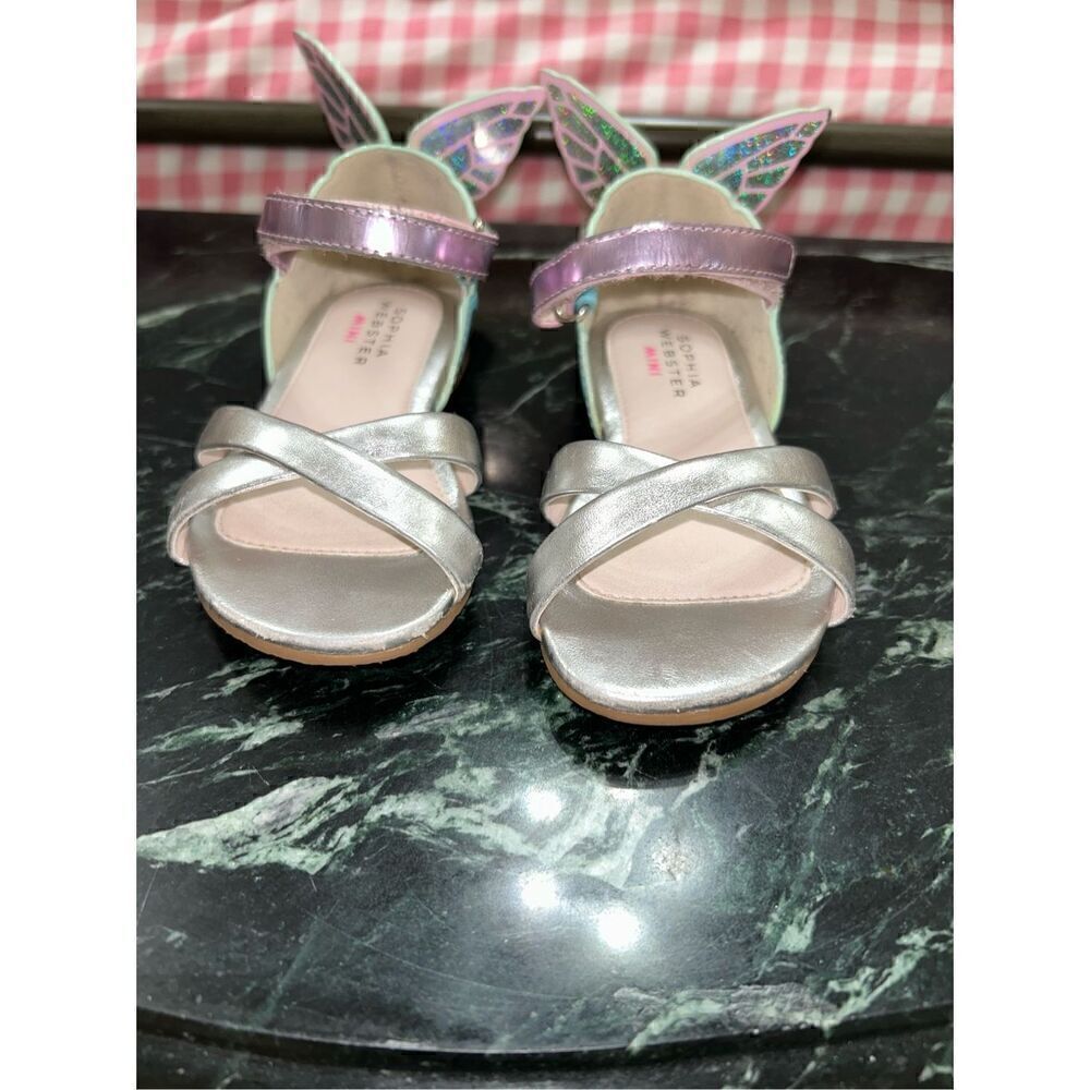 Sophia Webster mini butterfly toddler shoes sz 24 /7